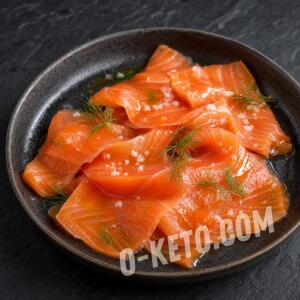 Lightly Salted Coho Salmon with Olive Oil