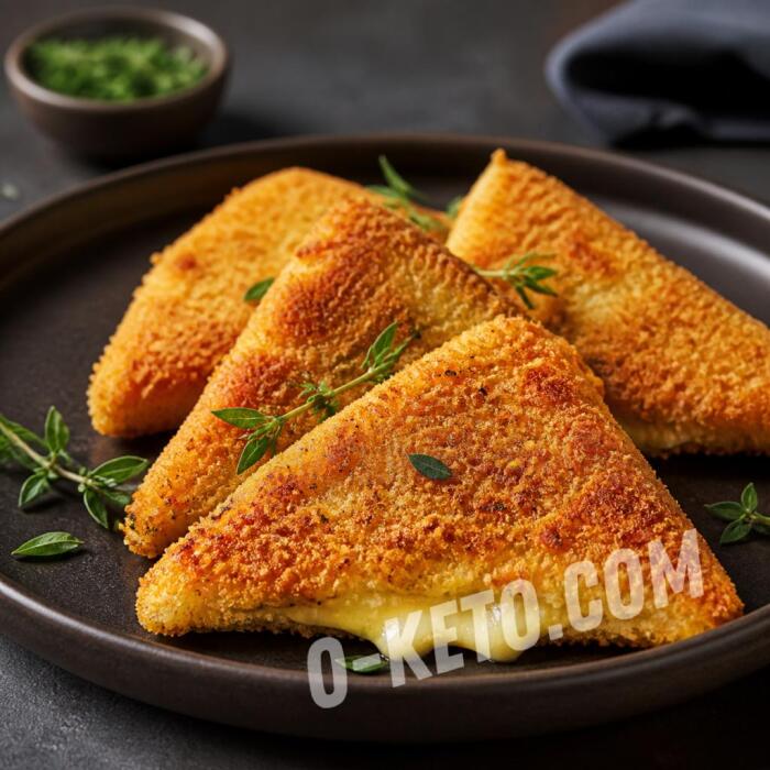 Hot Cheese in Almond Breading