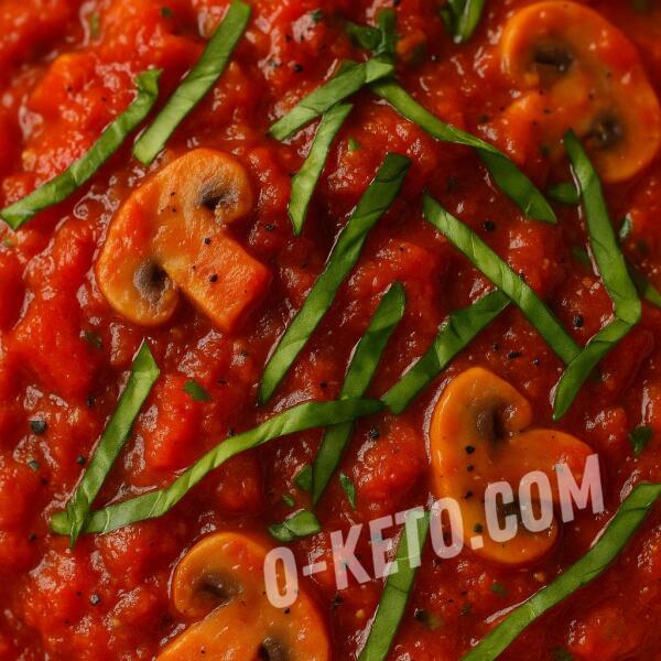 Keto recipes: Tomato-mushroom sauce