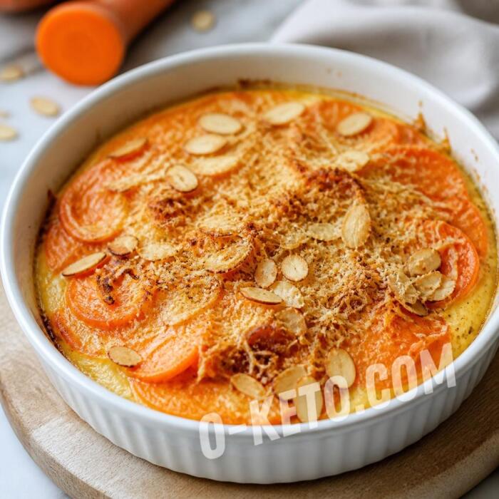 Carrot Almond Gratin