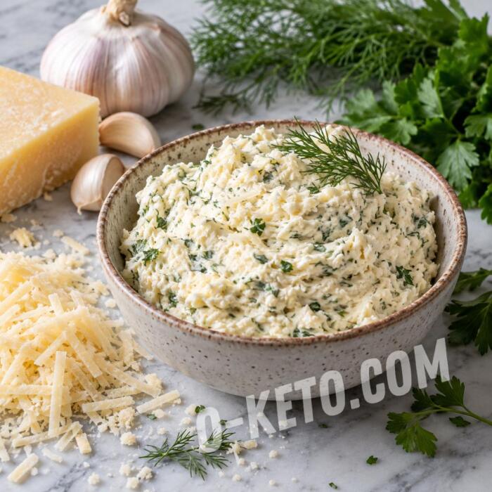 Сырный паштет с зеленью