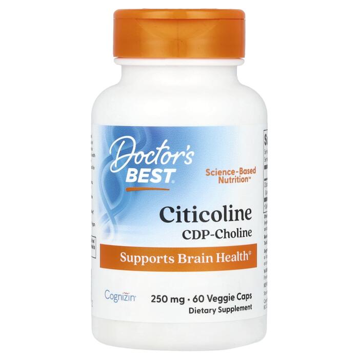 Doctor’s Best, Citicoline, 250 mg, 60 Veggie Caps
