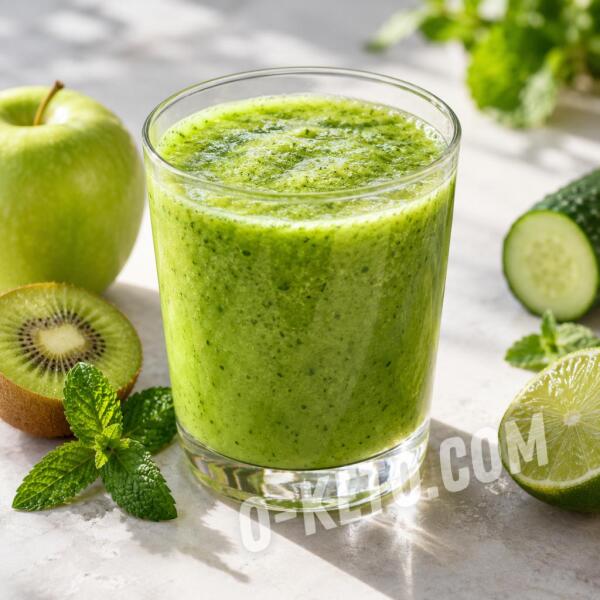 Rețete keto: Smoothie cu castravete, kiwi, măr și mentă Rețete keto: Smoothie cu castravete, kiwi, măr și mentă