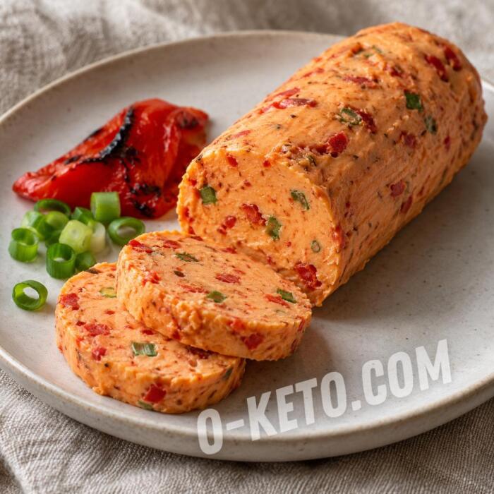 Сливочное масло с печёным болгарским перцем и зелёным луком Сливочное масло с печёным болгарским перцем и зелёным луком