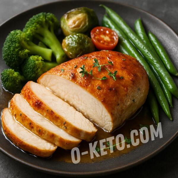 Keto recipes: Sous-vide chicken fillet with thyme