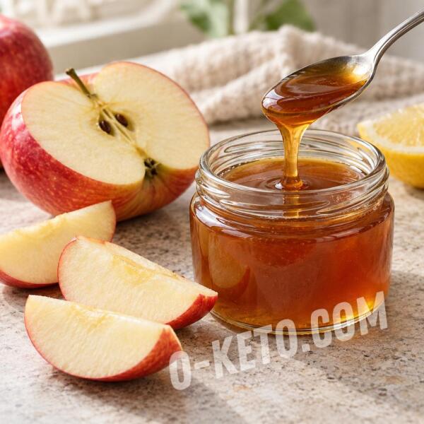 Keto recipes: Apple Syrup with Allulose