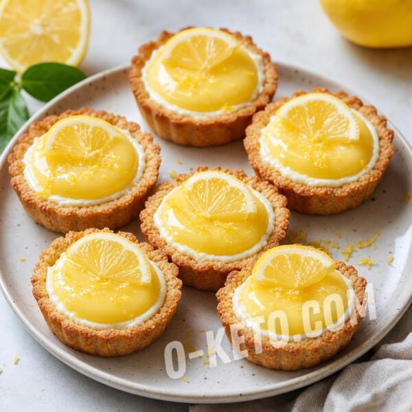 Keto recipes: Tartlets with Lemon Curd and Cream Cheese