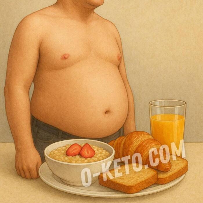 Why a carbohydrate breakfast is the path to obesity.