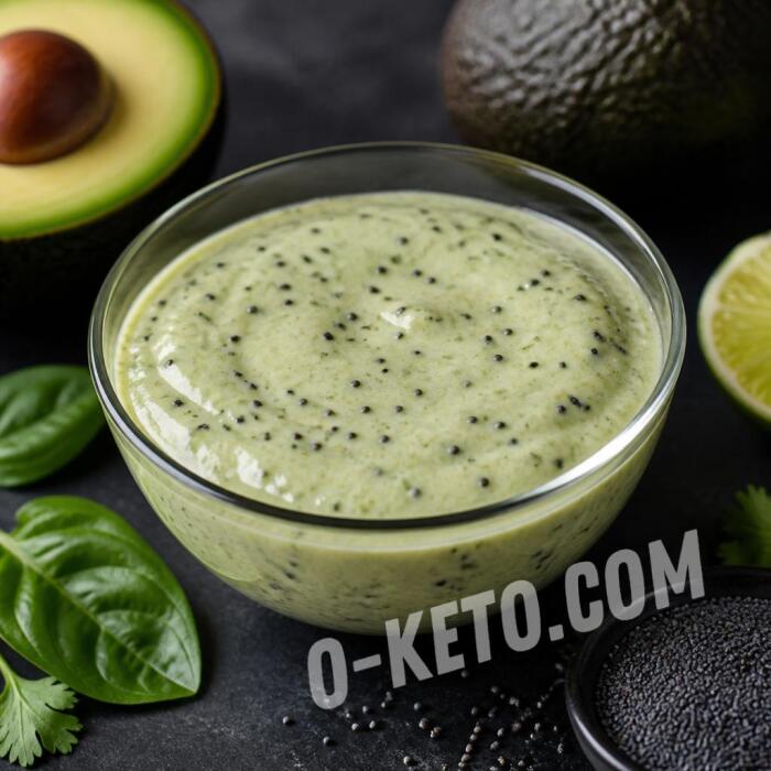 Dressing de avocado cu semințe de mac Dressing de avocado cu semințe de mac