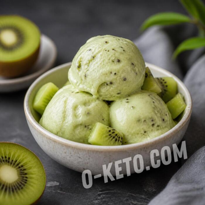 Sugar-Free Kiwi Ice Cream Sugar-Free Kiwi Ice Cream