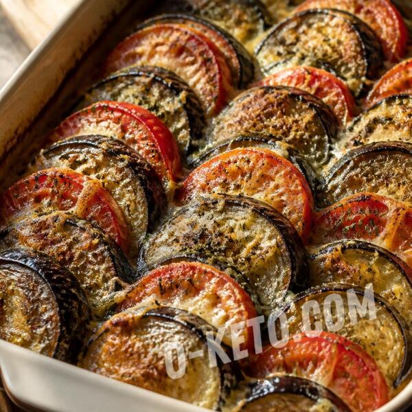 Keto recipes: Eggplant Casserole with Onion and Tomatoes Keto recipes: Eggplant Casserole with Onion and Tomatoes