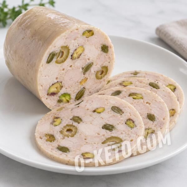 Rețete keto: Mortadella din carne de pasăre în membrană de colagen Rețete keto: Mortadella din carne de pasăre în membrană de colagen