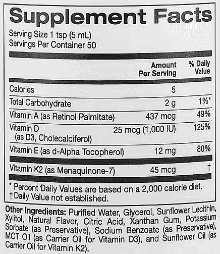 California-Gold-Nutrition,-Liposomal-Vitamin-A,-D3,-E-&-K2,-Pineapple,-8.5-fl-oz-(250-ml)-