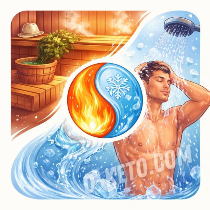 Why should a trip to the bathhouse be finished with a cold shower?
