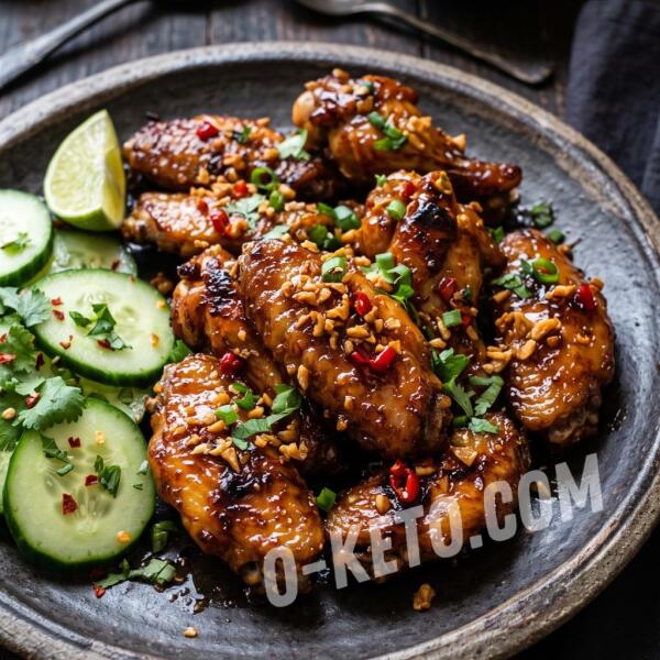 Rețete keto: Aripioare de pui in sos de peste in stil vietnamez