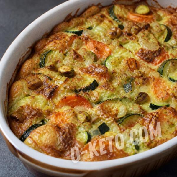 Keto recipes: Vegetable Casserole with Nuts