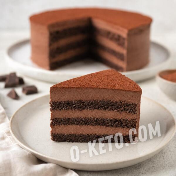 Keto recipes: Chocolate Prague Cake with Almond Flour Keto recipes: Chocolate Prague Cake with Almond Flour