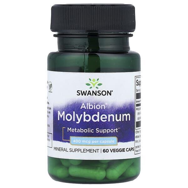 Swanson, Albion® Molybdenum, 400 mcg, 60 Veggie Caps Swanson, Albion® Molybdenum, 400 mcg, 60 Veggie Caps