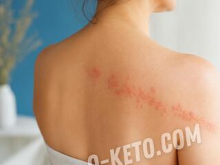Questionnaire on possible signs of shingles