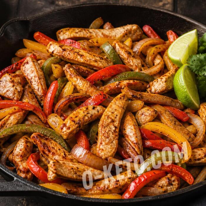 Chicken Fajitas with Peppers and Onion