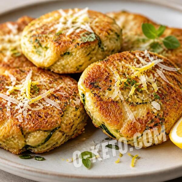 Rețete keto: Chiftele de pui cu dovlecei și coajă de lămâie Rețete keto: Chiftele de pui cu dovlecei și coajă de lămâie