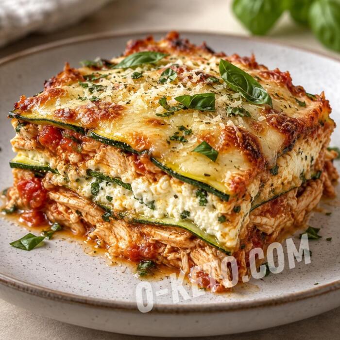 Chicken Zucchini Lasagna