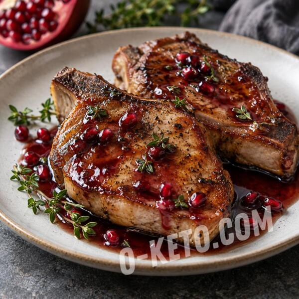 Keto recipes: Pork Chops in Pomegranate Sauce Keto recipes: Pork Chops in Pomegranate Sauce