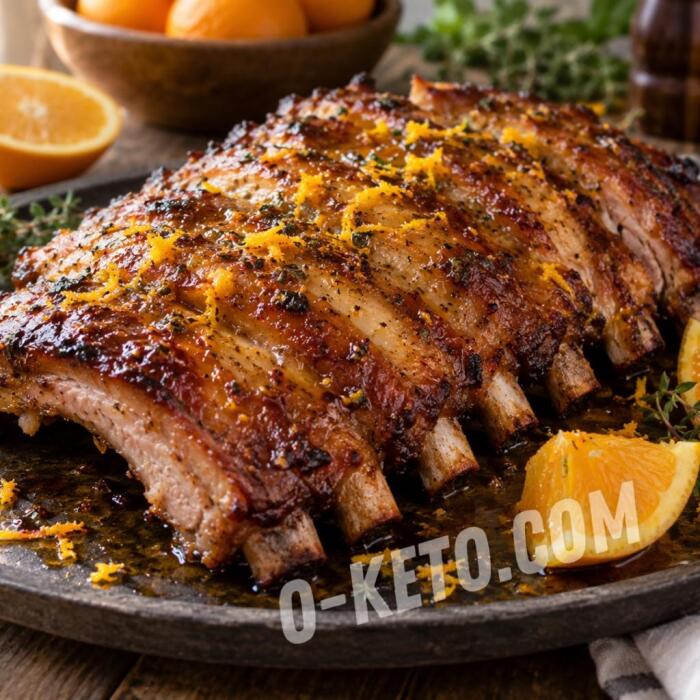 Pork Ribs with Orange Glaze