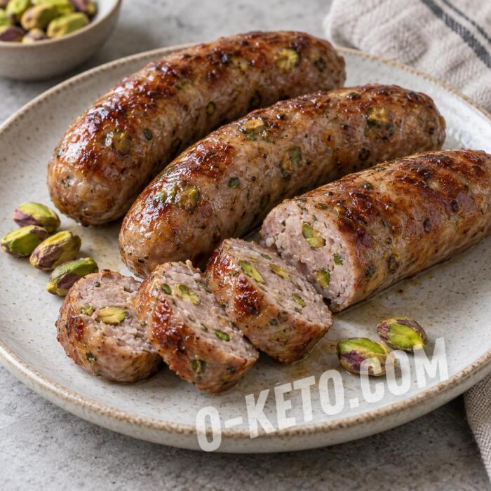 Pork Sausages with Pistachios Pork Sausages with Pistachios