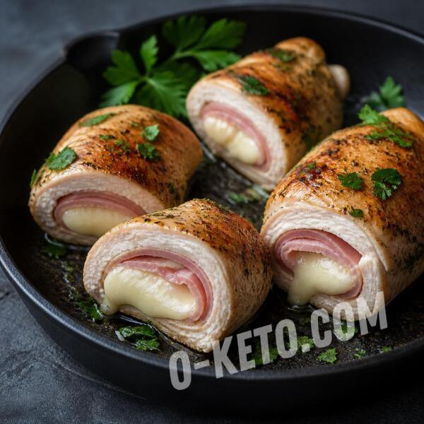 Рецепты на кето: Инвольтини из курицы