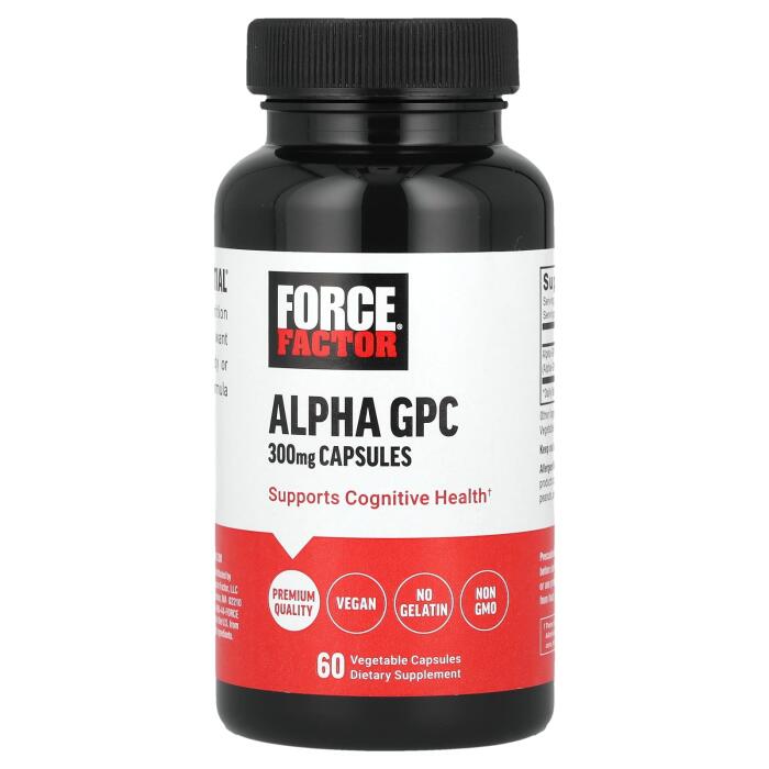 Force Factor, Alpha GPC, 600 mg, 60 Vegetable Capsules (300 mg per Capsule) Force Factor, Alpha GPC, 600 mg, 60 Vegetable Capsules (300 mg per Capsule)