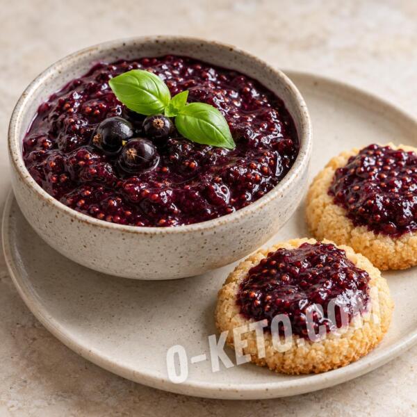Keto recipes: Blackcurrant and Basil Filling Keto recipes: Blackcurrant and Basil Filling