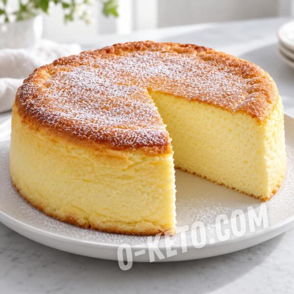 Rețete keto: Cheesecake pufos cu iaurt grecesc Rețete keto: Cheesecake pufos cu iaurt grecesc