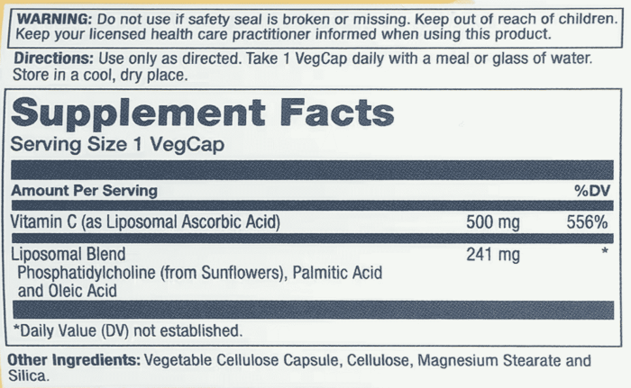 Solaray,-Enhanced-Absorption,-Liposomal-Vitamin-C,-100-VegCaps
