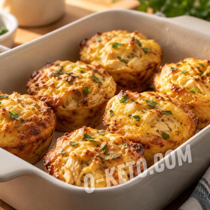 Chicken Muffins from Boiled Fillet Chicken Muffins from Boiled Fillet