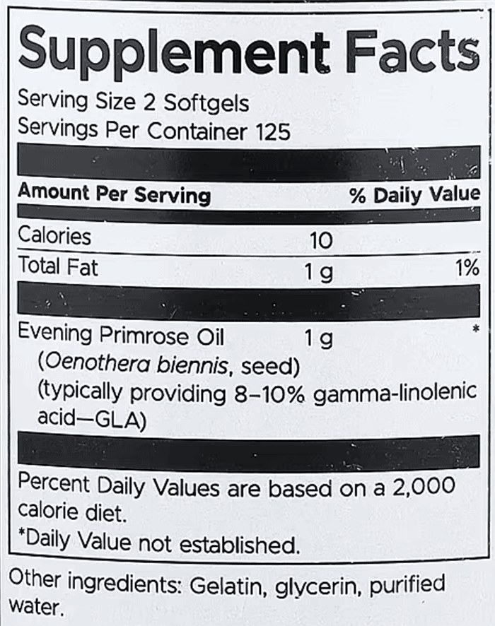 Swanson,-Evening-Primrose-Oil,-250-Softgels-(500-mg-per-Softgel)