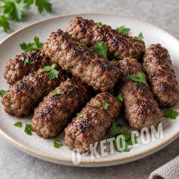 Keto recipes: Beef Cevapcici Baked in the Oven Keto recipes: Beef Cevapcici Baked in the Oven