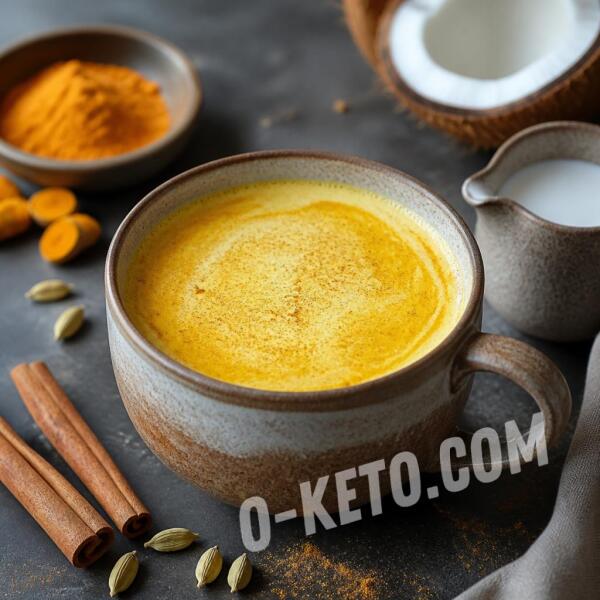 Rețete keto: Latte cu turmeric și lapte de cocos