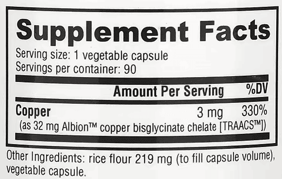 NutraBio,-Copper,-3-mg,-90-Veggie-Capsules NutraBio,-Copper,-3-mg,-90-Veggie-Capsules