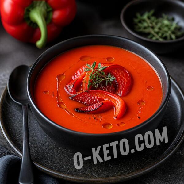 Keto recipes: Chilled Bell Pepper Velouté Keto recipes: Chilled Bell Pepper Velouté