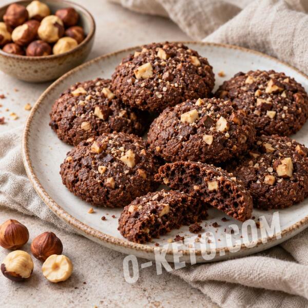 Keto recipes: Hazelnut Cocoa Cookies