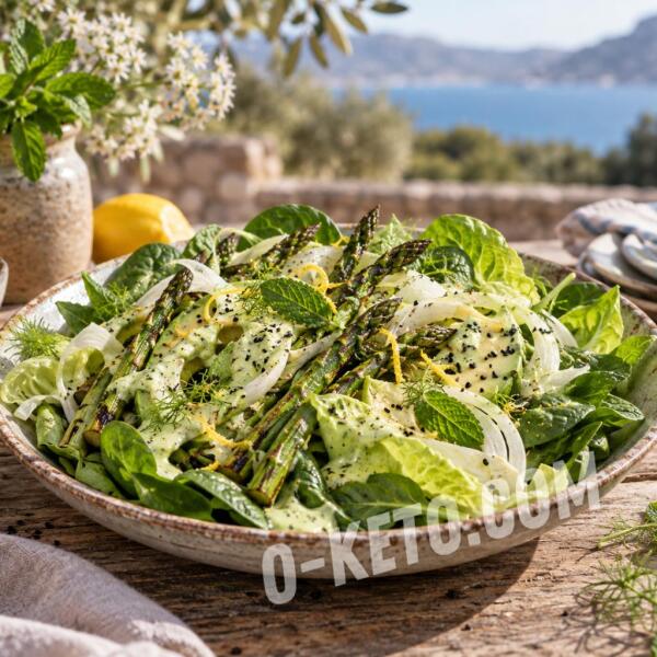 Keto recipes: Asparagus, Fennel, Spinach and Romaine with Avocado Dressing Keto recipes: Asparagus, Fennel, Spinach and Romaine with Avocado Dressing