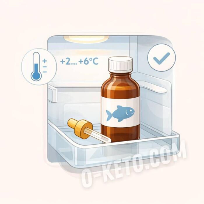 How to properly store Omega-3 in liquid form.
