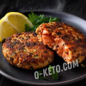 Chiftele de somon sockeye cu usturoi