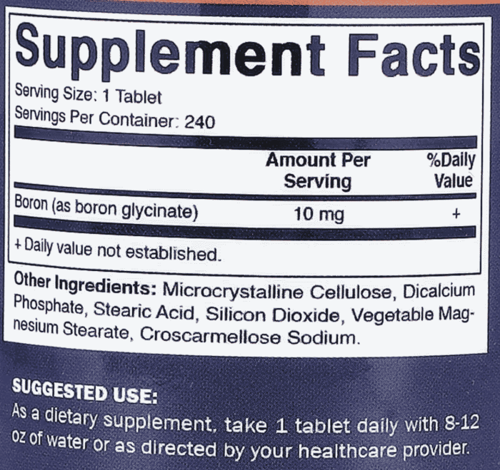 Vitamatic,-Boron-Glycinate,-10-mg,-240-Tablets