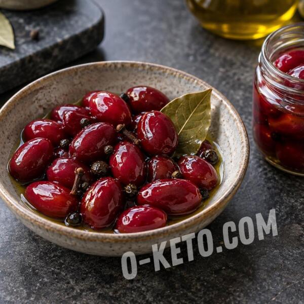 Keto recipes: Olive-Style Cornelian Cherry Condiment Keto recipes: Olive-Style Cornelian Cherry Condiment