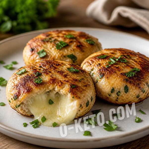 Rețete keto: Chiftele suculente de pui cu mozzarella