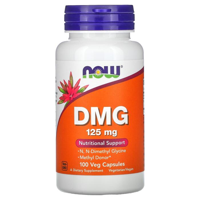 NOW Foods, DMG, 125 mg, 100 Veg Capsules NOW Foods, DMG, 125 mg, 100 Veg Capsules