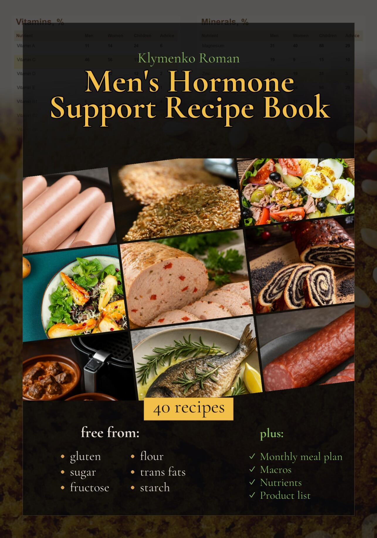 Complete Men's Hormone Support Recipe Book Complete Men's Hormone Support Recipe Book