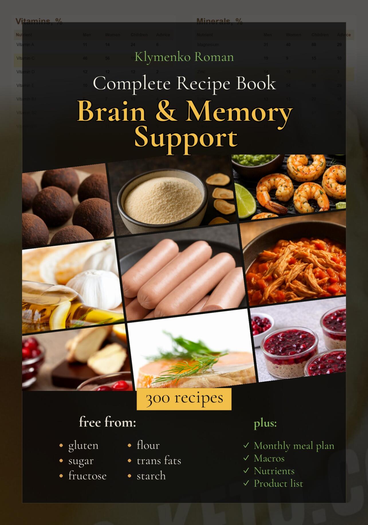 Complete Recipe Book: Brain & Memory Support
